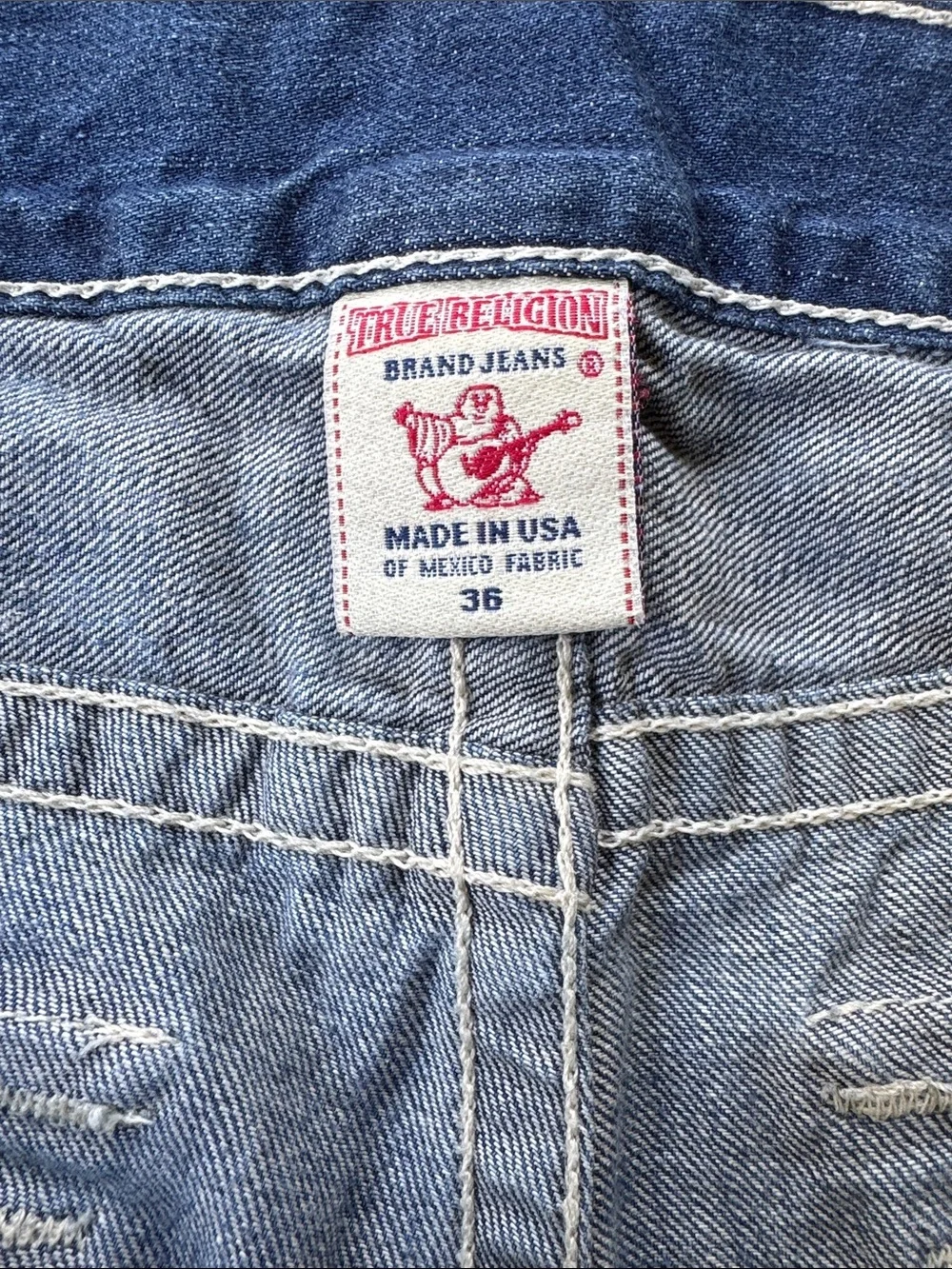 True Religion men’s Blue Straight Jeans